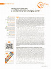 Research paper thumbnail of Thirty years of <i>GAIA:</i> a constant in a fast-changing world