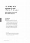 Los relatos de la vanguardia o el retorno de lo nuevo Cover Page