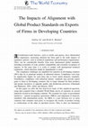 The Impacts of Alignment with Global Product Standards on Exports of Firms in Developing Countries Cover Page