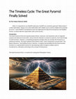 The Great Pyramid Finally Solved Cover Page