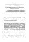 Research paper thumbnail of Articulación investigación e intervención en trabajo social: aportes a la construcción de conocimiento disciplinar