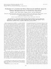 Research paper thumbnail of Evaluation of a Commercial Direct Fluorescent-Antibody Assay for Human Metapneumovirus in Respiratory Specimens