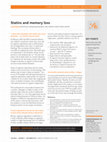 Research paper thumbnail of Nuggets of Knowledge: Statins and memory loss