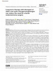 Long-term therapy with dienogest or other oral cyclic estrogen-progestogen can reduce the need for ovarian endometrioma surgery Cover Page