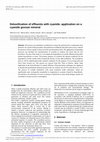 Detoxification of effluents with cyanide. Application on a cyanide gossan mineral Cover Page