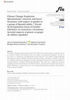 Climate Change Scepticism Questionnaire: structure and factor invariance with respect to gender in a group of Spanish adults Cover Page