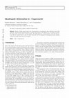 Quadrupole deformation in Λ-hypernuclei Cover Page