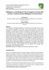 Willingness or Unwillingness? The Investigation of Iranian EFL Learners’ Tendency toward Willingness to Communicate Cover Page