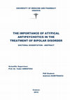 Craiova the Importance of Atypical Antipsychotics in the Treatment of Bipolar Disorder Cover Page