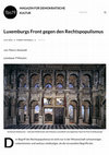 Luxemburgs Front gegen den Rechtspopulismus Cover Page