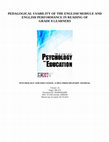 Pedagogical Usability of the English Module and English Performance in Reading  of Grade 8 Learners Cover Page