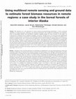 Research paper thumbnail of Using multilevel remote sensing and ground data to estimate forest biomass resources in remote regions: a case study in the boreal forests of interior Alaska