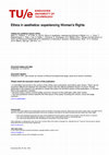 Research paper thumbnail of Ethics in aesthetics: experiencing Women’s Rights