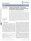 Chemical characterization ofCassia fistulapolysaccharide (CFP) and its potential application as a prebiotic in synbiotic preparation Cover Page