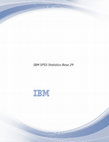 IBM SPSS Statistics Base Cover Page