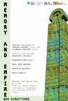 Memory and Empire, new directions. Roundtable @ School of Advanced Study, University of London, 26 March 2024 Cover Page