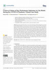 Research paper thumbnail of Course of Values of Key Performance Indicators in City Hotels during the COVID-19 Pandemic: Poland Case Study