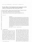 Research paper thumbnail of On the effects of microphysical grain properties on the yields of carbonaceous dust from Type II supernovae