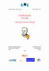 CICERONIANA ON LINE 2024 VIII, 1 Cover Page