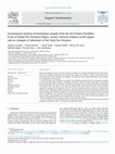 Geochemical analysis of bituminous samples from the Pre-Pottery Neolithic B site of Nahal Efe (Northern Negev, Israel): Earliest evidence in the region and an example of alteration of the Dead Sea bitumen Cover Page