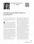 Research paper thumbnail of Book in Review: A Teaching Guide: Leaning Into Young Adult Literature as Our Curriculum