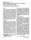 Research paper thumbnail of Effect of cell density on growth rate and amino acid transport in simian virus 40-transformed 3T3 cells