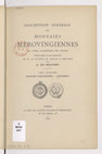 Belfort, A. de, 1892, Description générale des monnaies mérovingiennes par ordre alphabétique des ateliers, tome 4. Cover Page