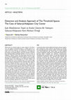 Detection and Analysis Approach of The Threshold Spaces: The Case of Sakarya/Adapazarı City Center Cover Page