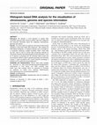 Histogram-based DNA analysis for the visualization of chromosome, genome and species information Cover Page