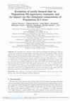 Research paper thumbnail of Evolution of newly formed dust in Population III supernova remnants and its impact on the elemental composition of Population II.5 stars