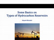 Some Basics on Types of Hydrocarbon Reservoirs Cover Page