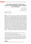 Research paper thumbnail of Discriminação algorítmica racial e direitos humanos no uso de inteligência artificial: impactos do PL 2.338/2023 1