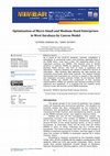 Research paper thumbnail of Optimization of Micro-Small and Medium-Sized Enterprises in West Surabaya by Canvas Model