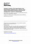 Research paper thumbnail of Qualitative evaluation of the implementation of the Interdisciplinary Management Tool: a reflective tool to enhance interdisciplinary teamwork using Structured, Facilitated Action Research for Implementation