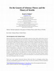 On the Genesis of Schemas Theory and the Theory of Worlds Cover Page