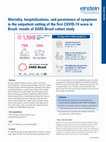 Mortality, hospitalizations, and persistence of symptoms in the outpatient setting of the first COVID-19 wave in Brazil: results of SARS-Brazil cohort study Cover Page