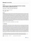 Defining "success" in large-scale agricultural investment: a typology based on different stakeholder perspectives Cover Page