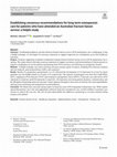 Research paper thumbnail of Establishing consensus recommendations for long-term osteoporosis care for patients who have attended an Australian fracture liaison service: a Delphi study