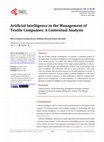 Artificial Intelligence in the Management of Textile Companies: A Contextual Analysis Cover Page