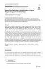 Research paper thumbnail of Dating in the Digital Age: A Content Analysis of Dating Websites Designed for Disabled People