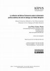 Research paper thumbnail of La reflexión de Bolívar Echeverría sobre la dimensión político-estética del arte en diálogo con