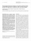 Research paper thumbnail of Immunohistochemical analyses of survivin and heat shock protein 90 expression in patients with oral lichen planus