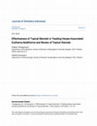 Research paper thumbnail of Effectiveness of Topical Steroids in Treating Herpes-Associated Erythema Multiforme and Review of Topical Steroids Erythema Multiforme and Review of Topical St