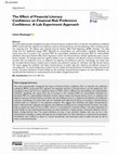 The Effect of Financial Literacy Confidence on Financial Risk Preference Confidence. A Lab Experiment Approach Cover Page