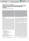 Rapid In Situ Encapsulation of Laccase into Metal‐Organic Framework Support (ZIF‐8) under Biocompatible Conditions Cover Page