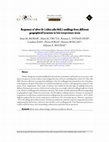 Research paper thumbnail of Responses of silver fir (Abies alba Mill.) seedlings from different geographical locations to low temperature stress