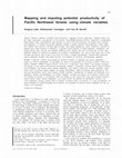 Research paper thumbnail of Mapping and imputing potential productivity of Pacific Northwest forests using climate variables