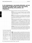 Research paper thumbnail of In vitro hydrodynamics, cusp-bending deformation, and root distensibility for different types of aortic valve–sparing operations: Remodeling, sinus prosthesis, and reimplantation