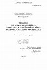 Tekstils kā mākslas izglītības sastāvdaļa topošo mājturības skolotāju studijās augstskolā Cover Page