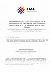 Research paper thumbnail of MEDA3 Mathematics Education in Digital Age 3. Proceedings of the 13th ERME Topic Conference (ETC13) held on 7 – 9 September 2022 in Nitra, Slovakia